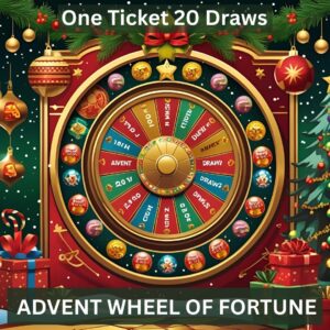 Our Famous Advent Draw is Back - Special Launch Price, 1 Ticket = 20 Draws!!