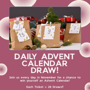 This Draw Enters You into 28 Draws to Win an Advent Calendar Throughout November
