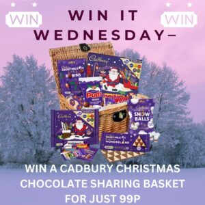 Win it Wednesday Draw To Win a Cadburys Christmas Hamper