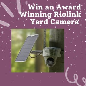 Win a Riolink 4K 4G LTE Outdoors/Yard Camera with 360° All-Around View