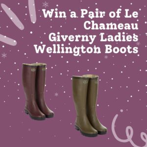 Win a Pair of Le Chameau Giverny Ladies Wellington Boots